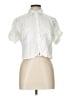 Zara Basic White Short Sleeve Blouse Size L - photo 1