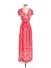 Eliza J 100% Polyester Floral Red Casual Dress Size 4 - photo 1