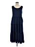 White Mark Blue Casual Dress Size M - photo 1