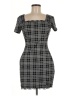 Eyeshadow Plaid Black Casual Dress Size M - photo 1