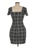Eyeshadow Plaid Black Casual Dress Size M - photo 2
