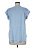 Express Blue Short Sleeve Blouse Size M - photo 2