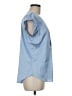 Express Blue Short Sleeve Blouse Size M - photo 4