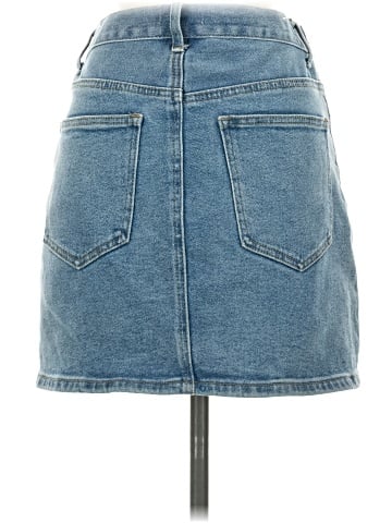 Copper Key Denim Skirt (view 2)