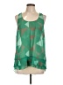 Route 66 100% Polyester Green Sleeveless Blouse Size L - photo 1