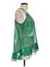Route 66 100% Polyester Green Sleeveless Blouse Size L - photo 4
