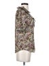 Odille Floral Gray Short Sleeve Blouse Size 4 - photo 4