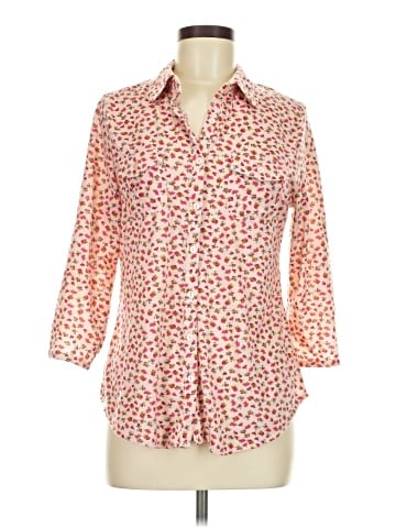 Eden & Olivia 3/4 Sleeve Button-Down Shirt (view 1)