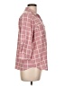 NY Collection Plaid Pink 3/4 Sleeve Blouse Size L (petite) - photo 4