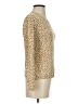 J. McLaughlin Animal Print Gold Pullover Sweater Size XS - photo 4