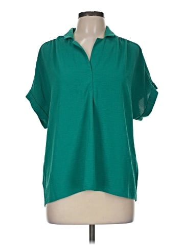 Maison d' Amelie Short Sleeve Blouse (view 1)