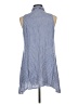 Cupio 100% Viscose Blue Sleeveless Button-Down Shirt Size L - photo 2