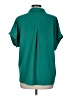 Maison d' Amelie 100% Polyester Green Short Sleeve Blouse Size M - photo 2