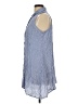 Cupio 100% Viscose Blue Sleeveless Button-Down Shirt Size L - photo 5