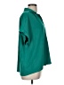 Maison d' Amelie 100% Polyester Green Short Sleeve Blouse Size M - photo 4