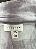 Topshop Silver Long Sleeve Blouse Size 4 - photo 7