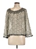 Love Sam 100% Viscose Silver Long Sleeve Blouse Size L - photo 1