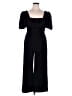 Nicole Miller Solid Black Jumpsuit Size 14 - photo 1