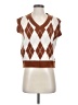 Princess Polly Argyle Brown Sweater Vest Size XS - photo 1