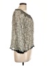 Love Sam 100% Viscose Silver Long Sleeve Blouse Size L - photo 4