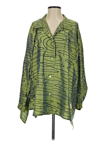 Kay Chapman 3/4 Sleeve Silk Top (view 1)