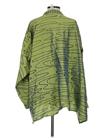 Kay Chapman 3/4 Sleeve Silk Top (view 2)