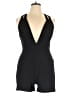 Charlotte Russe Solid Black Romper Size XL - photo 1