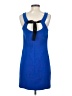 Love 21 Solid Blue Casual Dress Size S - photo 2