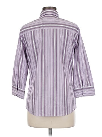 Foxcroft 3/4 Sleeve Button-Down Shirt (view 2)