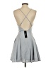 Lulus 100% Polyester Solid Gray Cocktail Dress Size XS - photo 2