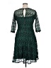 DressBarn 100% Polyester Green Cocktail Dress Size 14 - photo 2