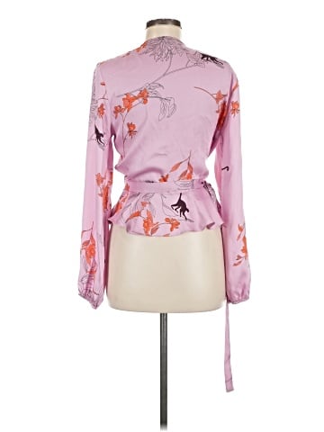 Topshop Long Sleeve Blouse (view 2)