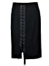 BCBGMAXAZRIA Solid Black Formal Skirt Size 6 - photo 2