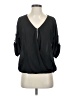Venus 100% Polyester Black 3/4 Sleeve Blouse Size XS - photo 1