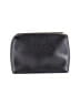 STAUD 100% Leather Solid Black Makeup Bag One size - photo 2