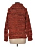 Moth Tweed Red Turtleneck Sweater Size M - photo 2