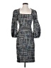 Alexia Admor 100% Polyester Tweed Blue Cocktail Dress Size 2 - photo 1