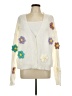 Unbranded Floral Ivory White Cardigan Size L - photo 1