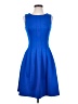 Calvin Klein Solid Blue Cocktail Dress Size 2 - photo 1