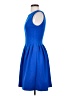 Calvin Klein Solid Blue Cocktail Dress Size 2 - photo 5