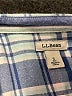 L.L.Bean Plaid Blue Long Sleeve Button-Down Shirt Size S - photo 7