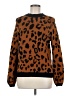 Who What Wear Animal Print Brown Pullover Sweater Size M - photo 1