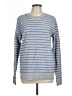 Mads Nørgaard Stripes Blue Pullover Sweater Size L - photo 1