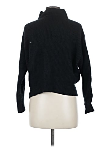 Aqua Cashmere Pullover Sweater (view 2)