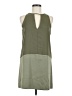 Parker 100% Polyester Green Casual Dress Size M - photo 1