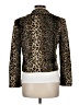 Focus 2000 100% Polyester Animal Print Brown Blazer Size 6 - photo 2