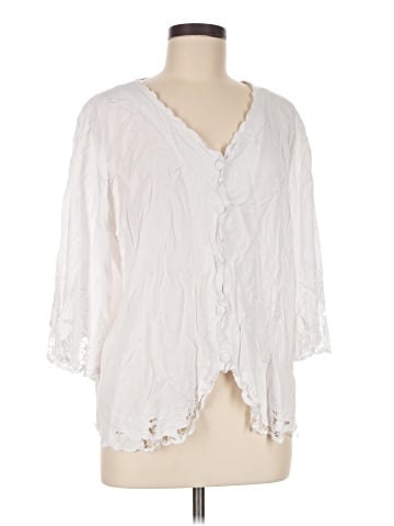 Soft Surroundings 3/4 Sleeve Blouse (view 1)