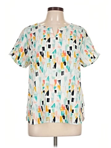 Van Heusen Short Sleeve Blouse (view 1)