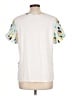 Van Heusen 100% Polyester Color Block Teal Short Sleeve Blouse Size L - photo 2