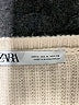 Zara 100% Acrylic Ivory Turtleneck Sweater Size M - photo 7